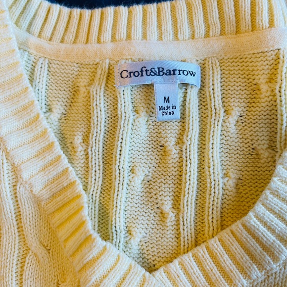 Croft & Barrow ladies 100% cotton sweater - Picture 4 of 8